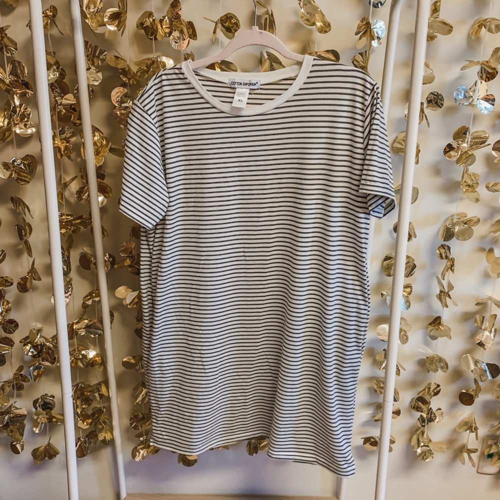 Cotton tee shirt dress